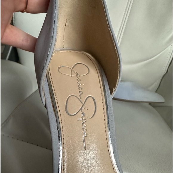 Jessica Simpson Blue Two Piece Heels - Size 7.5 - Picture 7 of 11